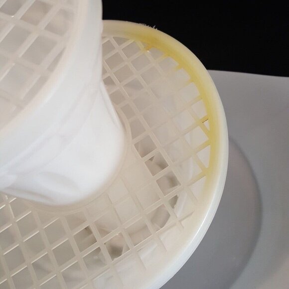 Vintage Tupperware Floralier Centerpiece Floral Appetizer Cake Pop Display White - Picture 10 of 10